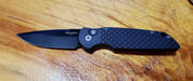 Protech USA Tactical Response Auto Knife (3.5" Black Plain) TR-3 X1 D2 - NORTH RIVER OUTDOORS