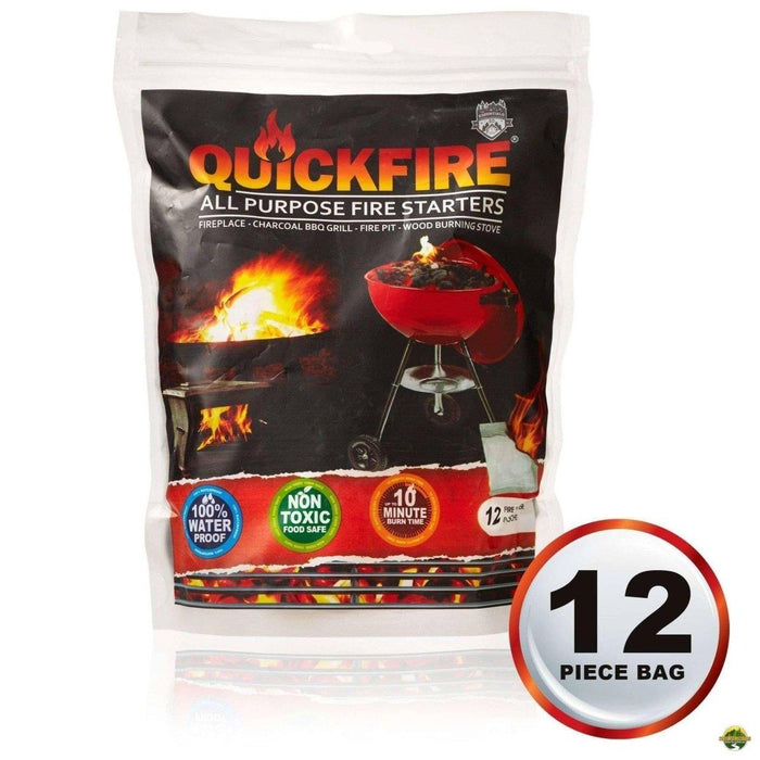 QuickFire FireStarters 12 Pack from NORTH RIVER OUTDOORS