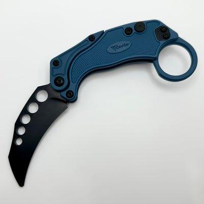 Reate Exo-K Karambit Gravity Knife Green Aluminum (3.1" Stonewashed) from NORTH RIVER OUTDOORS