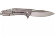 Reate K-3 Flipper 3.875" CTS-204P Drop Point Blade Titanium Handles with Carbon Fiber Inlays from NORTH RIVER OUTDOORS