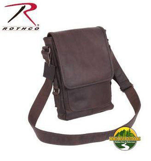 Rothco Brown Leather Military Tech Bag from NORTH RIVER OUTDOORS