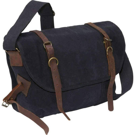 Rothco Canvas Explorer Shoulder Bag/Leather from NORTH RIVER OUTDOORS