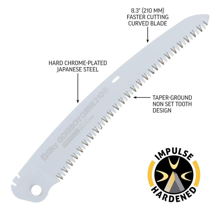 Silky GomBoy Curve Professional Folding Saw 210mm 717-21 from NORTH RIVER OUTDOORS