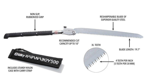 Silky KatanaBoy 403-50 Folding Saw 500mm (Japan) from NORTH RIVER OUTDOORS