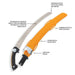 Silky SUGOI 420mm Arborist Hand Saw (390-42) from NORTH RIVER OUTDOORS