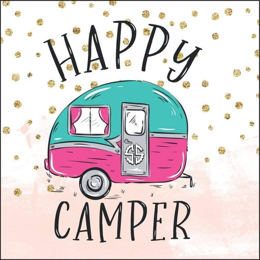 Simply Southern Happy Camper Coaster from NORTH RIVER OUTDOORS