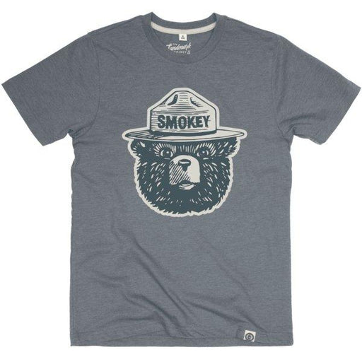 Smokey Bear Logo Tee (Manatee) from NORTH RIVER OUTDOORS