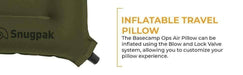 Snugpak Basecamp Ops Air Pillow from NORTH RIVER OUTDOORS