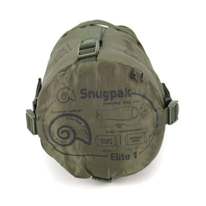 Snugpak Softie Elite 1 Sleeping Bag (Olive) from NORTH RIVER OUTDOORS