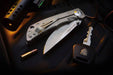 Spartan SHF Harsey SF10SW Folding Knife 3.25" S45VN Titanium Handles from NORTH RIVER OUTDOORS