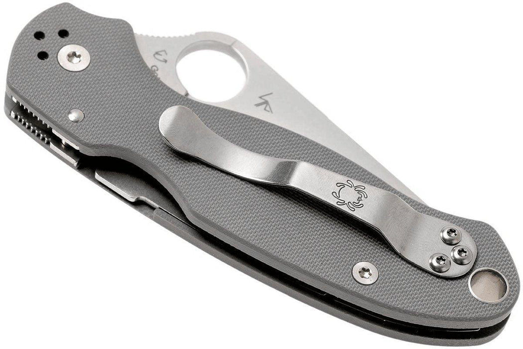 Spyderco C223GPDGY Para 3 Maxamet Knife (USA) from NORTH RIVER OUTDOORS