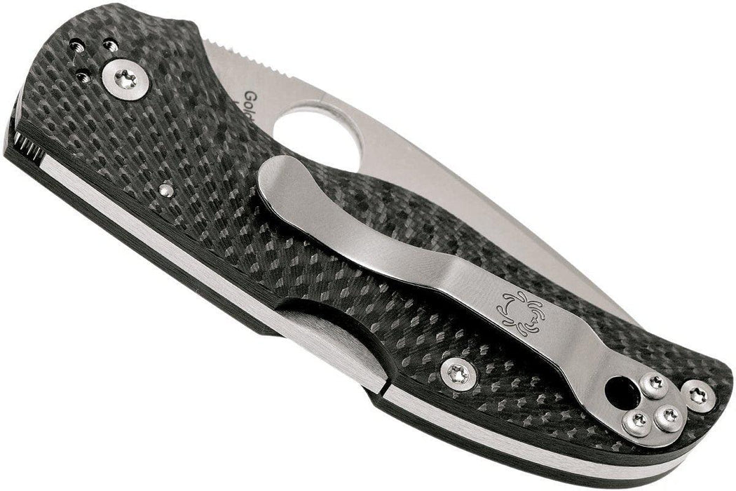 Spyderco C41CFPE5 Native 5 Folding Knife 3" CPM-S90V/CPM-154 Carbon Fiber Handles from NORTH RIVER OUTDOORS