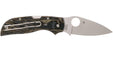 Spyderco Chaparral C152RNP Folding Knife 2.8" CTS XHP Satin Plain Blade, Raffir Noble Handles from NORTH RIVER OUTDOORS