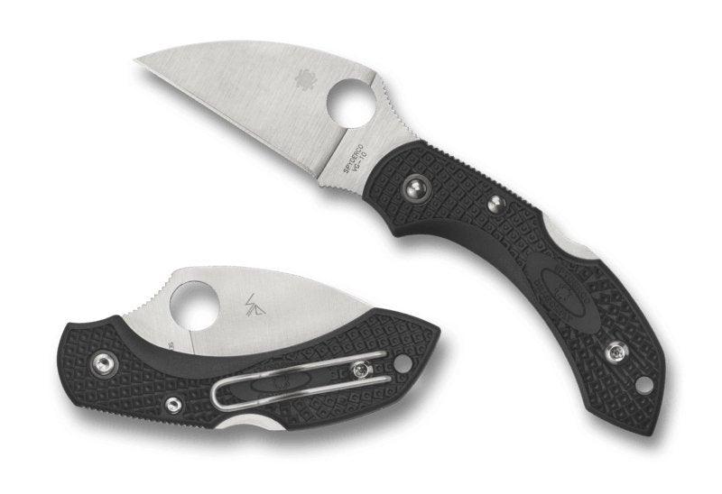 Spyderco Dragonfly 2 Wharncliffe Knife 2.28" Satin Plain Blade, Black Handles from NORTH RIVER OUTDOORS