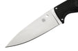 Spyderco FB31PBK2 Enuff 2 Fixed Knife 3.93" VG10 Leaf Shaped Plain Edge Blade Black FRN from NORTH RIVER OUTDOORS