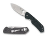 Spyderco Jerry Brouwer Knife 2.77" S30V Satin Blade G10 - Ti Handles from NORTH RIVER OUTDOORS