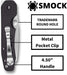 Spyderco Kevin Smock C240CFP Folding Knife 3.45" S30V Carbon Fiber from NORTH RIVER OUTDOORS