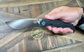 Spyderco Nati Amor Subvert Sprint Run Folding Knife 4.12" CPM-20CV Satin Plain Blade Carbon Fiber Handles from NORTH RIVER OUTDOORS
