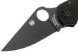 Spyderco Para 3 C223GPBK Knife 3" S45VN Black Plain Blade, Black G10 Blackout (USA) from NORTH RIVER OUTDOORS