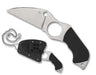Spyderco Sal Glesser Swick 6 FB14P6 Small Hole Fixed Blade Neck Knife 2.73" from NORTH RIVER OUTDOORS