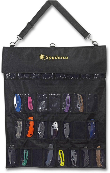 Spyderco SP1 SpyderPac Large Carrying Case, Holds 30 Folding Knives from NORTH RIVER OUTDOORS