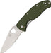 Spyderco Tenacious Knife 3-3/8" Combo Blade (Green) from NORTH RIVER OUTDOORS
