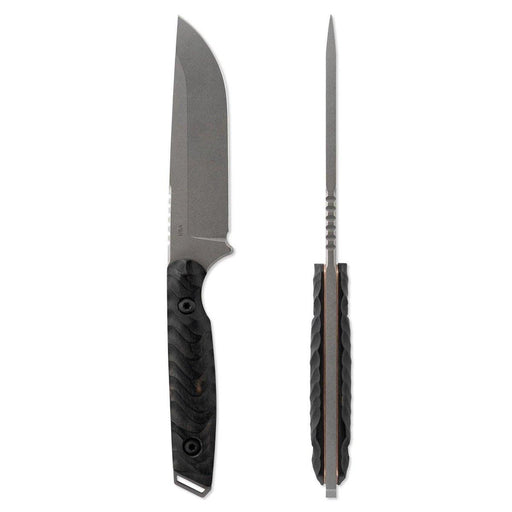 Toor Knives Field 2.0 Ebony Fixed Knife w/ Sheath (USA) - NORTH RIVER OUTDOORS
