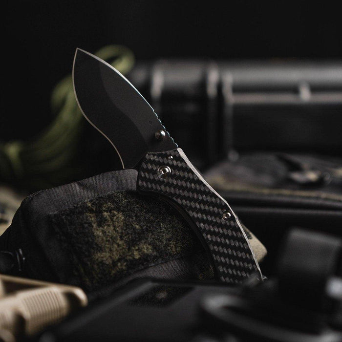 Toor Knives XT1 Bravo Carbon Fiber Folding Knife CPM S35VN (USA) from NORTH RIVER OUTDOORS