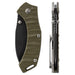 Toor Knives XT1 Bravo G10 OD Green Ti Folding Knife S35VN (USA) from NORTH RIVER OUTDOORS