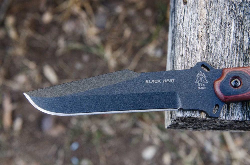 TOPS Black Heat (Marine Heat) Knife from NORTH RIVER OUTDOORS