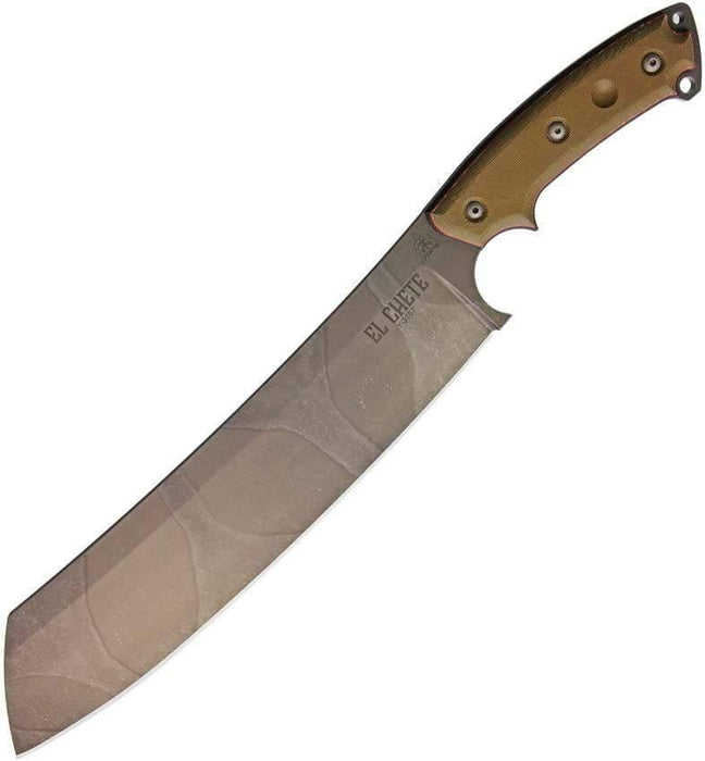 TOPS Knives El Chete with Camo Finish Blade from NORTH RIVER OUTDOORS