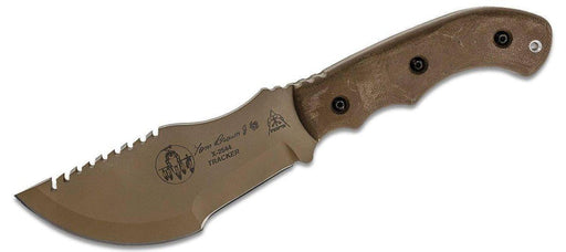 TOPS Tom Brown Tracker #1 Fixed 6.38" Coyote Tan TBT01-TAN - NORTH RIVER OUTDOORS