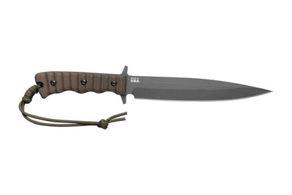 TOPS Wild Pig Hunter Fixed 7-9/16" Plain Blade, Micarta WPH-04 (USA) - NORTH RIVER OUTDOORS