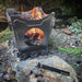 Uberleben Stoker Flatpack Stove + Waxed Canvas from NORTH RIVER OUTDOORS