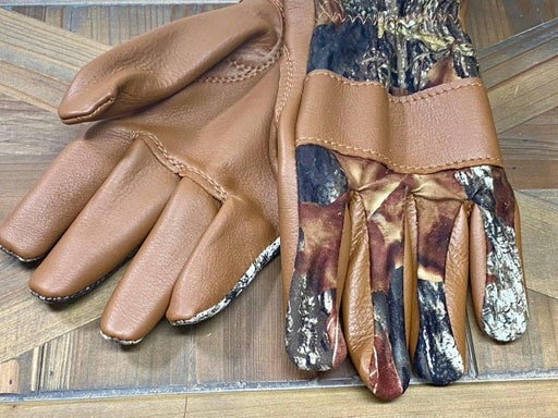 USA Made Premium Buckskin Camo Gloves - NORTH RIVER OUTDOORS