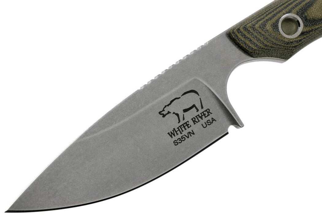 White River M1 Caper S35VN Fixed Blade (USA) from NORTH RIVER OUTDOORS