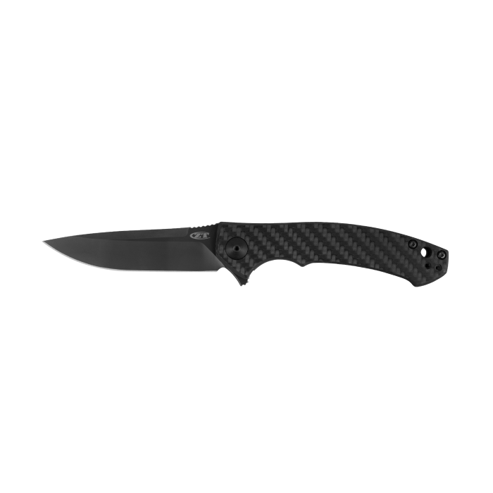 ZT 0450CF Flipper 3.25" S35VN Black Blade Knife (USA) from NORTH RIVER OUTDOORS